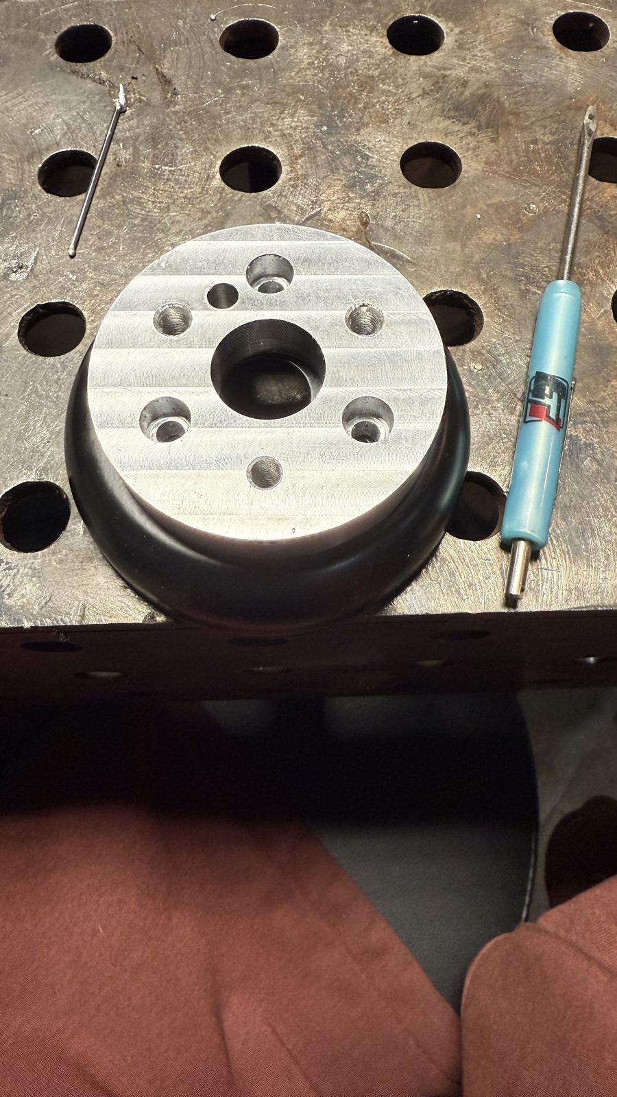 Precision bored flange