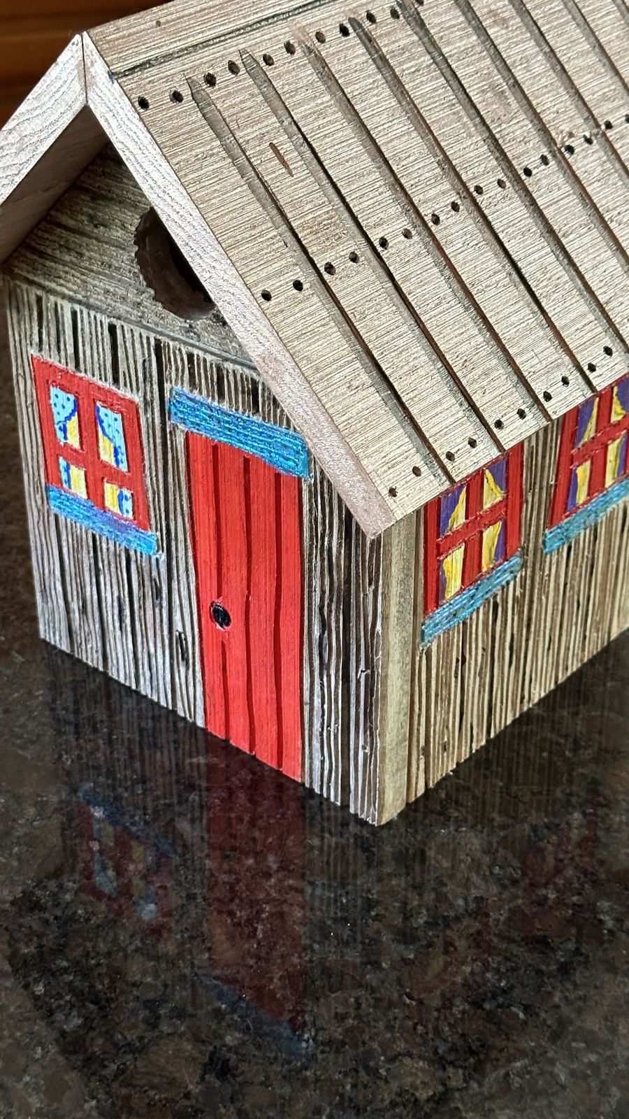 CNC routed birdhouse