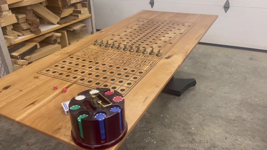 Horse racing game table